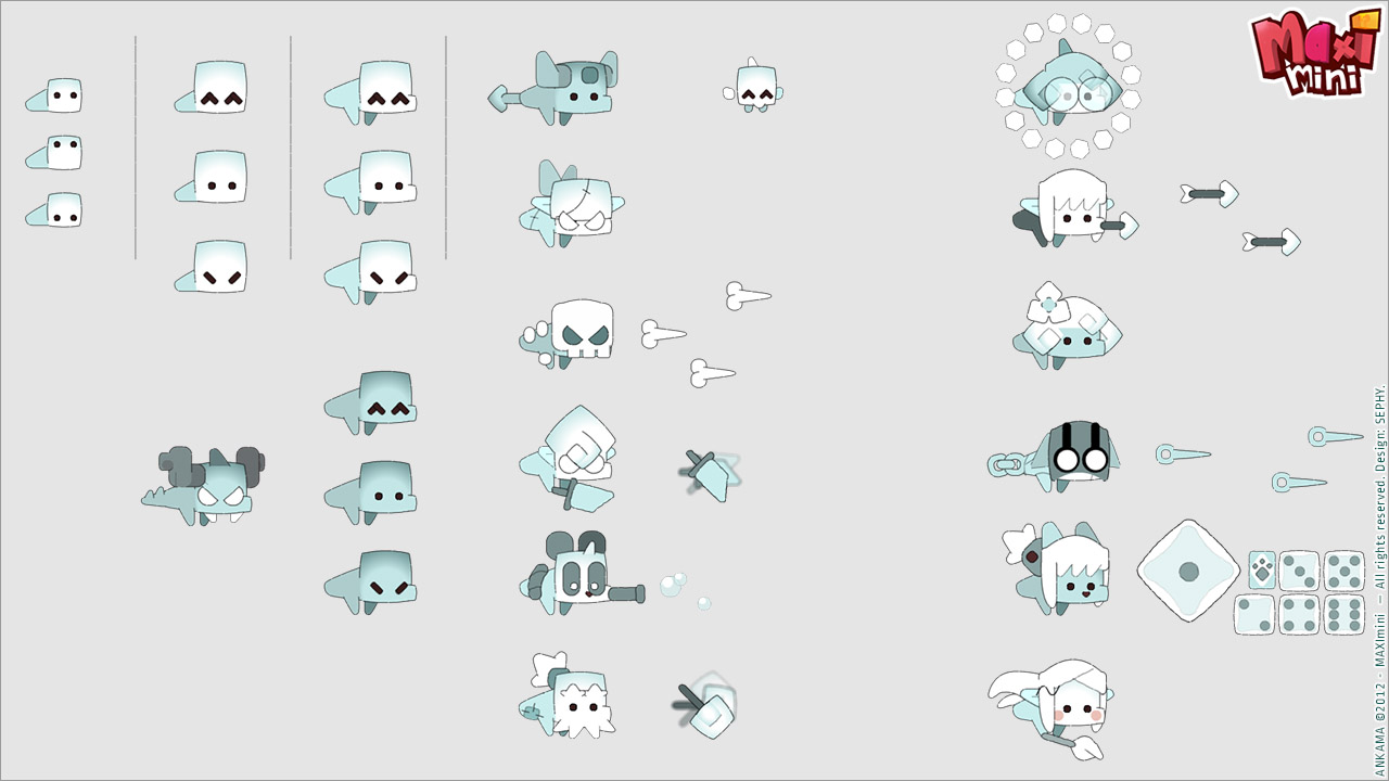 Maximini 2 game - ghost sprites